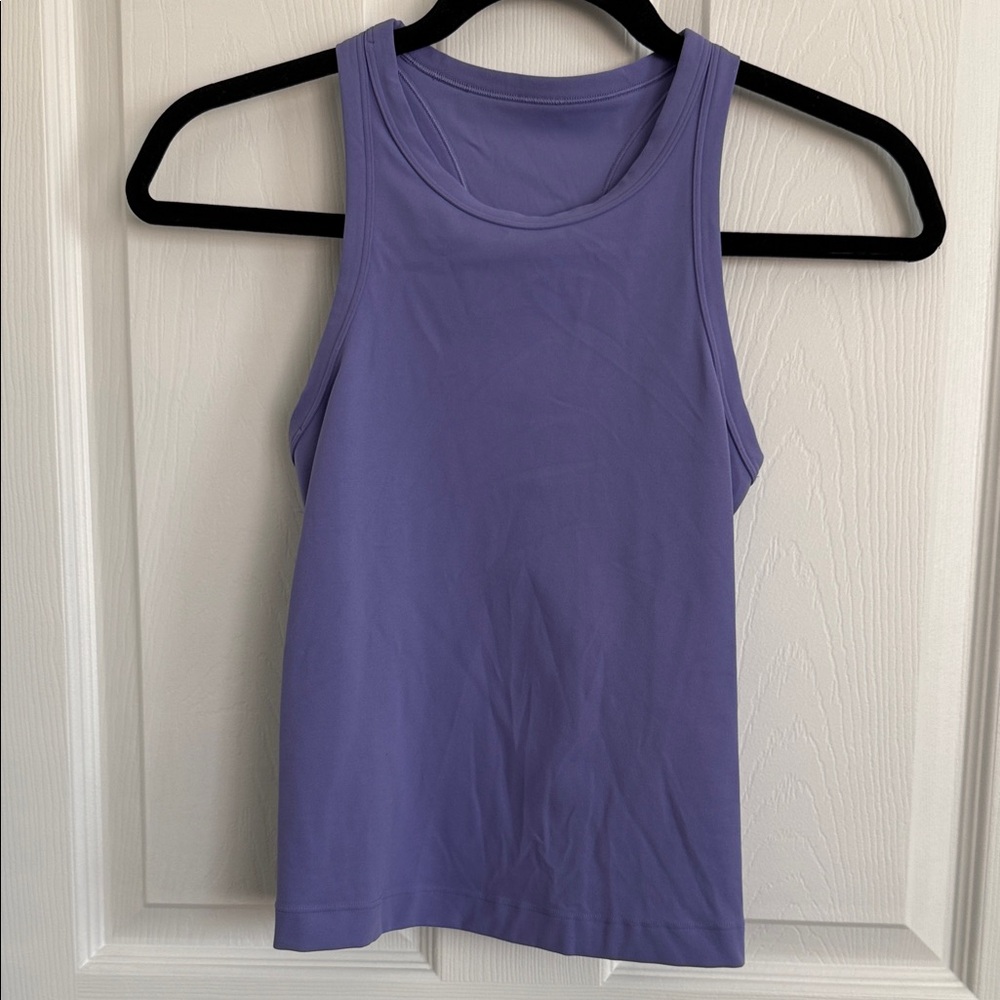Lululemon align waist length Purple Tank Top - Women's Active Layer SZ 4